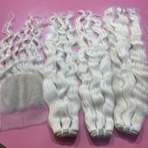 ผมต่อแบบชาวบราซิล100% ผมมนุษย์สีบลอนด์613ไม่ผ่านกระบวนการ - Product Image 5