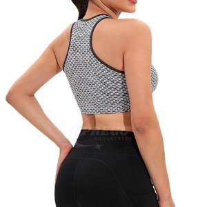 เสื้อชั้นในกีฬาโยคะแบบใหม่ล่าสุด ผ้าสั่งทำพิเศษ ระบายอากาศได้ดี สำหรับผู้หญิงไซส์พลัส โลโก้ด้านหน้า น้ำหนักเบา รองรับได้ดี - Product Image 2