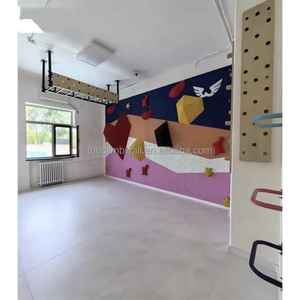 Panneau d'entraînement d'escalade JP Development, prix usine, mur d'escalade domestique en LLDPE, matériaux en bois, non pliable, garantie 1 an - Product Image 3