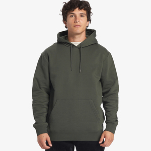 Sweat à capuche épais de haute qualité 100% coton pull à capuche décontracté uni Logo personnalisé imprimé sweats à capuche pour hommes vierges desservis par OEM - Product Image 4