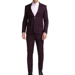 Nouveau costume de mariage pour homme 2025, 3 pièces, double boutonnage, coupe ajustée, longueur standard, tissu en polyester/coton peigné - Product Image 1