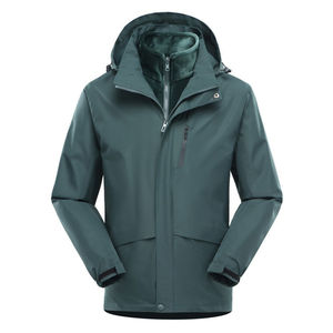 Chaqueta de senderismo al aire libre resistente al viento e impermeable para hombre con Capucha ajustable y bolsillos con cremallera para la temporada de invierno - Product Image 4