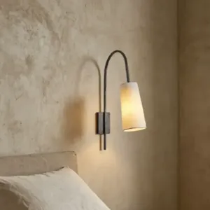 ElaraFabric Modern Minimalist LED Wall Light Warm <b>White</b> Square Wall Lamp with E26 <b>Bulb</b> Base 3W/6W Power Indoor Use - Product Image 6