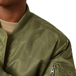 Chaqueta Bomber de Invierno para Hombre, Nuevo Estilo, Alta Calidad, Cómoda, de Secado Rápido, Resistente al Viento, Transpirable, Ecológica, Servicio OEM - Product Image 6