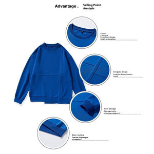 Sweat-shirt en molleton épais décontracté pour le sport |   Couleur unie |   Écologique et respirant |   Couleurs personnalisées |   Printemps Automne - Product Image 5