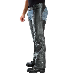 Chaparreras de Montar para Hombre de Primera Calidad, Hechas Completamente de Cuero, Impermeables, Resistentes al Viento, Talla Grande, Ajuste Holgado - Producto de Equitación de Alta Calidad - Product Image 4