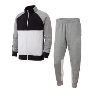 Chándal de lana tecnológica de gran tamaño para hombre, sudadera con cremallera, pantalones de chándal, traje de jogging, ropa deportiva, traje de entrenamiento de gimnasio - Product Image 1