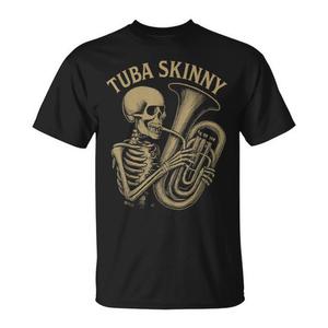 T-shirt promotionnel skinny Skeleton Tuba pour enfants - Product Image 1