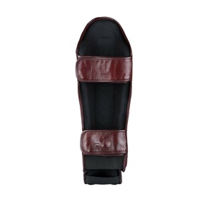 Espinilleras de Muay Thai, Protección para Piernas, Cuero Genuino, Espinilleras de PU, Logotipo Personalizado, Boxeo, MMA, Kickboxing, Protectores de Empeine Ligeros - Product Image 3