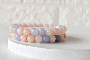 Premium Quality Bulk Selling Morganite Semi Precious Natural Healing 8mm <b>Beaded</b> <b>Bracelet</b> <b>For</b> Meditation Jewelry - Product Image 6