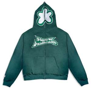 Derniers sweats à capuche pour hommes oversize imprimés poids lourd Street Wear Sweat à capuche pour hommes personnalisé à la mode - Product Image 5