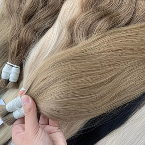Prix usine Extensions de cheveux en vrac Cheveux vietnamiens Double noyer 100 grammes Toutes les couleurs 8 pouces - Product Image 1