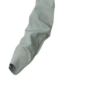 Empiècements de soudage en cuir naturel blanc et bleu en cuir de vachette fendu robuste pour les soudeurs Vestes de sécurité - Product Image 5