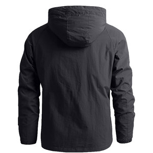 New Arrival Men's <b>Winter</b> Windbreaker <b>Jackets</b>-Lightweight <b>Waterproof</b> Hooded Stand Front Breathable Eco-Friendly Casual Design - Product Image 2