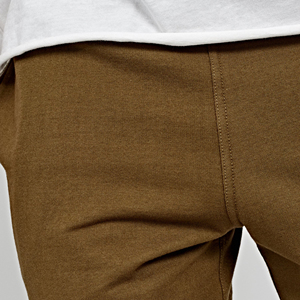 Short en coton style High Street pour homme, confortable, séchage rapide, déchiré, décontracté, taille moyenne, cordon de serrage, motif solide - Product Image 5