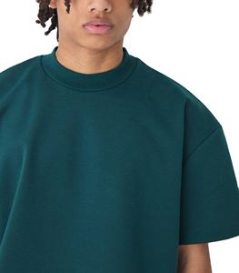 เสื้อยืดผ้าฝ้าย100% ขนาดใหญ่สำหรับผู้ชายทรงหลวมพิมพ์ลายดิจิทัลแบบกำหนดเอง - Product Image 3