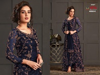 Robe longue évasée brodée rose pour fête de mariage, Salwar Kameez de créateur, tenue traditionnelle pakistanaise pour femme en tissu résille lourd
