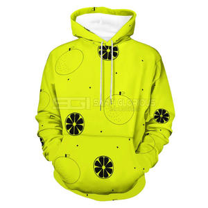 Logotipo personalizado Sublimación 100% Algodón Poliéster Manga larga Impreso Oversize Pullover Sudaderas con capucha personalizadas para hombres Patrón sólido - Product Image 1