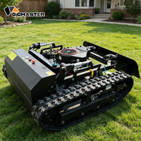 Tondeuse robot chenillée autotractée à rotation zéro, télécommandée, avec chenilles en caoutchouc, en promotion