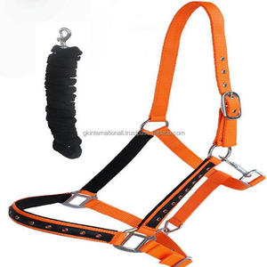 Caballo de nailon decorativo con diamantes de imitación, personalizado, halter, en muchos colores, doble capa, ajustable - Product Image 6