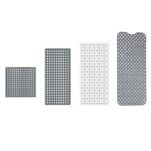 Tapis de douche moderne antidérapant en PVC pour salle de <span class=keywords><strong>bain</strong></span> Design gaufré à séchage rapide avec récureur de pieds efficace pour <span class=keywords><strong>bain</strong></span> <span class=keywords><strong>moussant</strong></span> Motif ondulé - Product Image 4