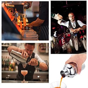Stainless Steel Best Belly <b>Cocktail</b> <b>Shaker</b> Martini <b>Shaker</b> Drink <b>Shaker</b> With Built in Strainer for Bartending <b>Cocktail</b> Stirre - Product Image 5