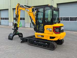 รถขุดขนาดเล็ก JCB 36C-1 PRO แบบตีนตะขาบ พร้อมหัวจับและบุ้งกี๋ขุด แบบ Zero Tail Swing สำหรับงานก่อสร้าง ฟาร์ม และจัดสวน - Product Image 6