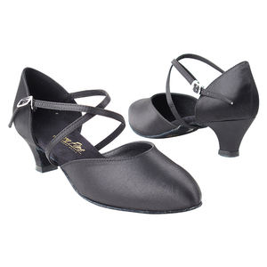 Modello 9691 Soft Ballet e scarpe da ballo latino soletta in gomma di media larghezza per Salsa e ballo da sala - Product Image 1