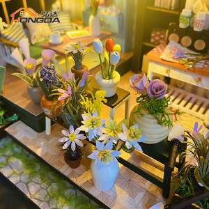Hongda M2322 Darcy Flower Room Nuova Casa delle Bambole in Legno Fai-da-Te Kit Miniature per Ragazze - Product Image 6