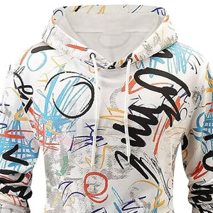 เสื้อฮู้ดแบบสวมหัวสำหรับผู้ชายเสื้อผ้าแขนยาวทรงสูงขนาดใหญ่พร้อมการออกแบบมัดย้อมพิมพ์ดิจิตอลสำหรับฤดูหนาว - Product Image 6