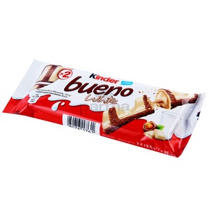 Kinder Bueno Milk Chocolate <b>Snack</b> <b>Bar</b> Crispy Wafer Hazelnut Cream Sweet Treat Perfect for Kids Adults and Gifting - Product Image 6