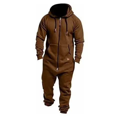 Nuovo Design traspirante tutina per adulti pigiama personalizzato plaid jumpwear uomo Set pigiama uomo per uomo s