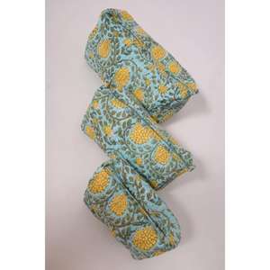 Sac de maquillage imprimé tendance en coton durable, portable, grande capacité, voyage indien, pour étui à cosmétiques à fermeture éclair - Product Image 5