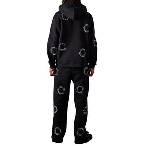 Vente en gros de survêtements décontractés pour hommes imprimés avec logo personnalisé/survêtements de ville de qualité supérieure pour hommes 100% coton - Product Image 2