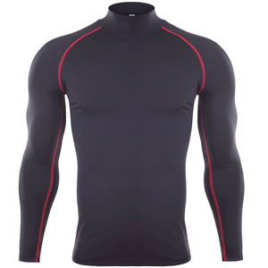 Service OEM Logo personnalisé Chemise de compression Rash Guard manches longues Surf MMA BJJ pour hommes, tenue décontractée par sublimation - Product Image 3