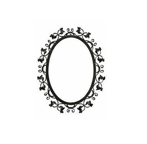 Vente en gros Cadre en alliage de fer Miroir rond décoratif mural style moderne noir et or 60cm 80cm - Product Image 4