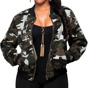 เสื้อฮู้ดดี้ผ้าริปสต็อป โพลีเอสเตอร์/คอตตอน สำหรับผู้หญิง ระบายอากาศได้ดี ป้องกันรังสียูวี ลายพรางทหาร สำหรับชุดทำงานฝึกอบรม ฤดูใบไม้ผลิและฤดูใบไม้ร่วง - Product Image 3