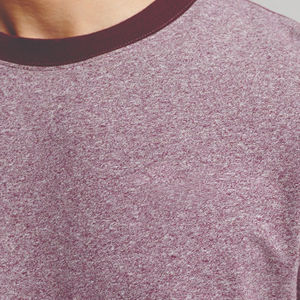 Venta al por mayor 100% algodón cuello redondo hombres camiseta diseño de logotipo personalizado con estampado de patrón sólido - Product Image 4