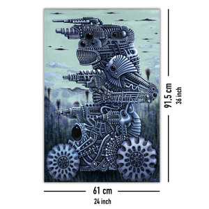 Póster de pared de máquina de guerra de estilo moderno - Product Image 1