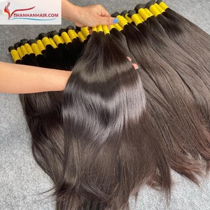 Cheveux humains de qualité supérieure, super lisses, sans frisottis, provenant d'un seul donneur, Thanh An Hair, mèches doublement tirées, extensions de cheveux. - Product Image 1