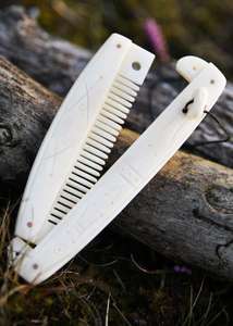 หวีกระดูกอูฐควายมีสไตล์แบบทันสมัยสำหรับจัดแต่งทรงผมตามธรรมชาติในร้านออกแบบโลโก้ได้ตามต้องการ - Product Image 2