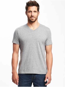 เสื้อยืดคอวีแขนสั้นผู้ชาย ดีไซน์เก๋ ทันสมัย สำหรับผู้ชาย - Product Image 4