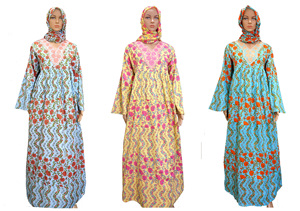 Modern Designed Moroccan Style Cotton Printed Maxi <b>Kaftan</b> Customized XXL <b>Size</b> Night Gown for Women <b>Plus</b> <b>Size</b> Features Dress - Product Image 5
