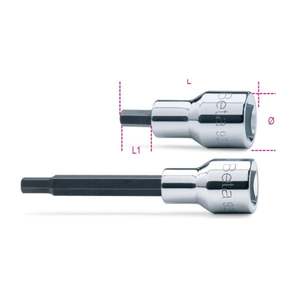Chiavi a Bussola Esagonali Cromate da 1/2 Pollice con Inserti Lucidati - Product Image 1