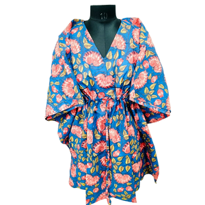 Kaftan décontracté imprimé Jaipuri pour femme, élégant, style hippie, taille unique, idéal pour les loisirs de jour, les soirées et les fêtes, OEM/ODM - Product Image 1