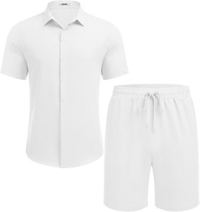 Ropa de verano para hombre, conjunto con estampado Hawaiano, pantalones cortos para hombre, camisa informal de playa, conjuntos de dos piezas de manga corta, camisas de playa - Product Image 4