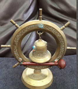 Premium Quality Vintage Brass <b>Ship</b> <b>Wheels</b> High Quality Best Nautical <b>Ship</b> <b>Wheel</b> Handmade Decor - Product Image 2