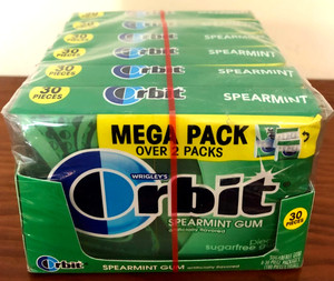 Venta al por mayor de chicle Orbit Spearmint con sabor refrescante a menta - Una delicia dulce con 5 calorias o menos por pieza - Product Image 3