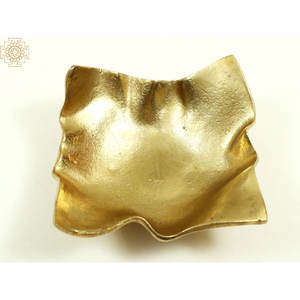 Bol décoratif en métal fabriqué à la main Design unique Maison moderne Accent Pièce maîtresse Bol d'art en métal élégant - Product Image 3