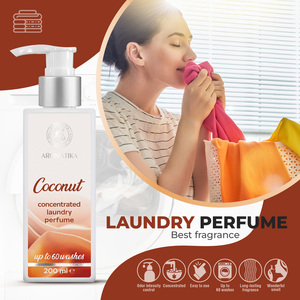 Aromatika Sweet Coconut Fragrance Concentrated Laundry Perfume 200ml Pump Bottle Fabric Softener for Clothing Care - Product Image 5